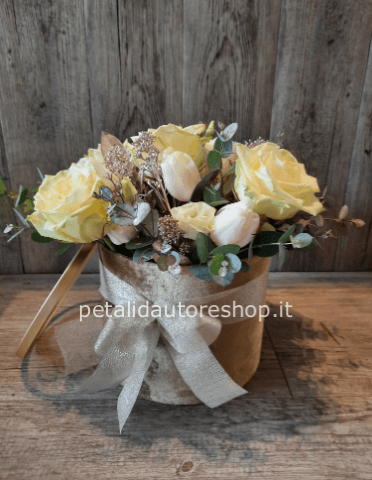 Flowerbox in velluto