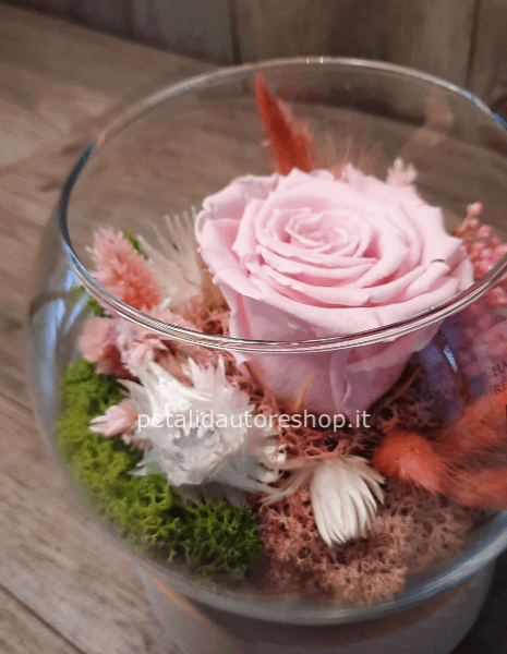 Boccia di dried flowers piccola