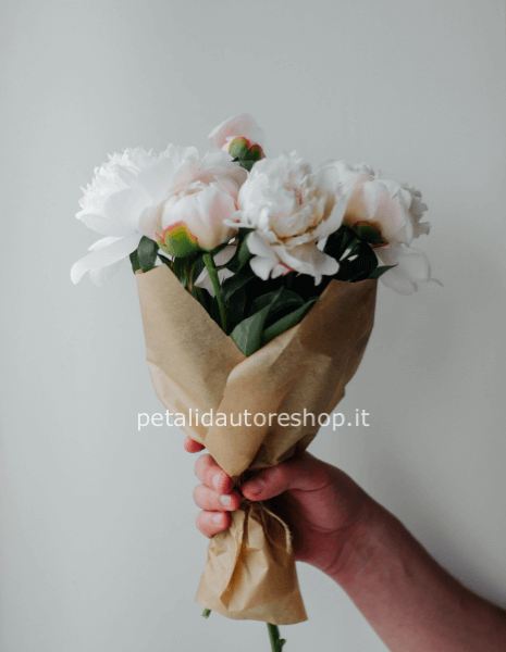 Cartoccio di 3 Peonie