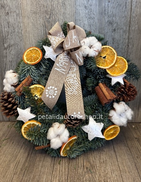 Ghirlanda fuori porta naturale